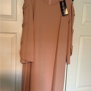 Nina Leonard blush Sheath Dress